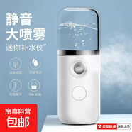 【出行必備】補水儀納米噴霧器注氧便攜臉部保濕小型蒸臉器冷噴手持加濕美容儀 純白