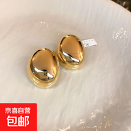 銀針中古圓形花朵流蘇耳環(huán)歐美復(fù)古金屬感耳釘氣質(zhì)輕奢耳飾批發(fā)女 53#銀針-金色（真金電鍍）