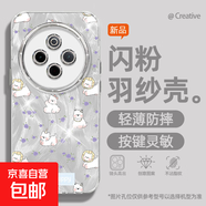 謝圖聯(lián) 適用vivoy300pro手機殼x200pro女款s20羽紗新款x100s魚(yú)缸貓咪x90卡通x80自帶鏡頭膜保護套 精孔羽紗-小狗碎花 vivoS20pro
