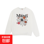 韓版衛(wèi)衣男女小雛菊臘腸狗印花金高銀同款常規(guī)休閑百搭外套上衣潮 白色1931黑 2XL