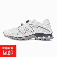 【薩*蒙同款】戶(hù)外3D跑鞋男女同款復古減震鞋登山鞋防滑運動(dòng)鞋 跑鞋QUEST全白 42