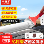 家衛(wèi)士防銹金屬漆免除銹防腐油漆戶外彩鋼瓦翻新水性漆免打磨鐵銹轉化劑 【白色】防銹金屬漆 【1kg】約施工6-8㎡