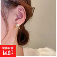 s925銀針甜美時(shí)尚珍珠爪形耳環(huán)日韓設計感氣質(zhì)耳釘簡(jiǎn)約時(shí)尚耳飾女 主圖款