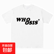 220克純棉幻影l(fā)ogo印花短袖t恤女ins街頭嘻哈夏季休閑上衣B701YL 1282白色 XL