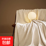 加厚法蘭絨毛毯蓋毯辦公室午睡毯空調(diào)披肩沙發(fā)毯子單雙人四季通用 奶杏色 【加厚升級】70x100cm蓋肚毯