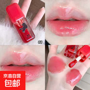 Cappuvini靈動貓咪溫變唇油唇釉淡化唇紋透明細閃嘟嘟唇彩妝 CP320-03#櫻桃果汁