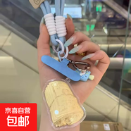【520禮物】美金黃金片掛繩 | 手機鏈+鑰匙扣+包包掛件  百搭萌趣 · 京東快遞次日達【京東快遞】 【藍色】掛繩-美金