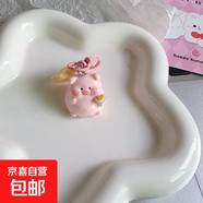 【星星小豬】可愛(ài)卡通鑰匙扣掛件少女心書(shū)掛件創(chuàng  )意禮品 煎蛋1只
