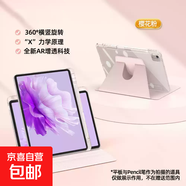 適用ipad11代保護套9代2025air67pro11寸air32514亞克力防彎帶筆槽720旋轉iapd10保護殼九十7810.2 晶鉆亞克丨高透防彎【青春粉】 iPad 第11代 2025款（1