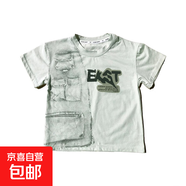 男童夏裝套裝2025新款痞帥兒童短袖衣服洋氣潮寶寶夏天薄款兩件套 EK短袖-綠色 110 適合身高100-110cm