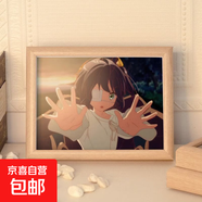 中二病也要談戀愛相框擺件小鳥游六花動(dòng)漫周邊照片定制二次元擺臺(tái) 邪王真眼 8寸