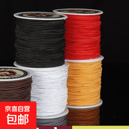 串珠彈力線(xiàn)高彈力加粗牛筋文玩佛珠手串彈力繩耐磨結實(shí)手鏈松緊線(xiàn) 白色+配件 25米