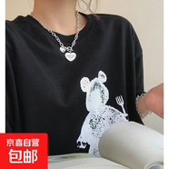 辣妹甜酷抽拉蝴蝶項(xiàng)鏈女一款四戴立體蝴蝶毛衣鏈設(shè)計(jì)感流蘇鎖骨鏈 字母愛(ài)心片片