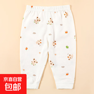 大屁屁褲嬰兒夏季純棉嬰兒男女寶寶兩用襠褲子春秋褲保暖外穿 考拉蘑菇 100 （建議30斤左右）