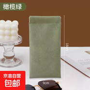 口紅包迷你小包旅行化妝包女2024新款便攜式輕奢高級化妝品收納包 長(cháng)款【橄欖綠】