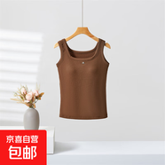 夏米姿純色圓領(lǐng)背心吊帶女2025新款春季大碼胖mm辣妹風(fēng)純欲內搭打 橄欖綠 均碼