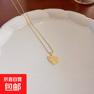 真金電鍍新中式鋯石貔貅項(xiàng)鏈輕奢高級(jí)感鎖骨鏈小眾時(shí)尚氣質(zhì)飾品女 25#項(xiàng)鏈-金色-葫蘆