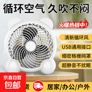 臺式風(fēng)扇USB小風(fēng)扇桌面風(fēng)扇辦公室宿舍桌面風(fēng)扇大風(fēng)力靜音臺式風(fēng)扇 7寸大熊貓+延長線