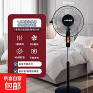 電風(fēng)扇先科電器落地扇家用電扇xldnke搖頭機械立式學(xué)生宿舍節能強力電扇 1.5米線(xiàn)長(cháng)+加密網(wǎng)罩