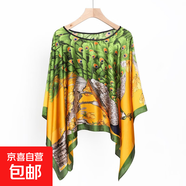 新款仿真絲時(shí)尚防曬套頭披肩女外搭大碼寬松百變夏秋季絲巾防曬衣 26 M 110cX110cm