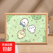 chiikawa周邊吉伊卡哇桌面擺臺擺件相框照片送朋友閨蜜生日禮物潮 chiikawa圖2 A4