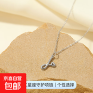 26個(gè)英文字母吊墜項(xiàng)鏈S925純銀歐美跨境熱銷(xiāo)愛(ài)心鎖骨鏈簡(jiǎn)約頸鏈女 【白金色】字母J 925銀