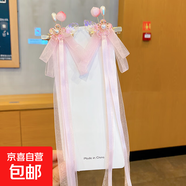 漢服頭飾女兒童流蘇古風(fēng)發(fā)飾超仙中國風(fēng)花朵珍珠發(fā)夾公主女 梨花香-1對