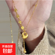 真金電鍍新中式鋯石貔貅項(xiàng)鏈輕奢高級(jí)感鎖骨鏈小眾時(shí)尚氣質(zhì)飾品女 17#項(xiàng)鏈-金色（真金電鍍）