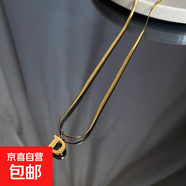 鈦鋼26字母不掉色項鏈女韓版氣質(zhì)簡(jiǎn)約創(chuàng  )意ins小眾網(wǎng)紅鎖骨鏈 P 字母項鏈