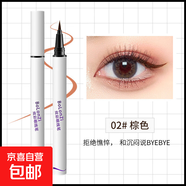 極細雙頭眉筆毛刷頭眼線(xiàn)筆眼部彩妝組合防水防汗不暈染畫(huà)眼套裝 02#棕色