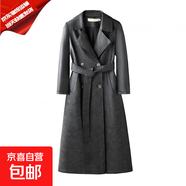 皮風(fēng)衣女2025年春秋新款中長款過膝復(fù)古時(shí)尚氣質(zhì)百搭顯瘦皮衣外套 磨砂黑【都市佳人】 XL