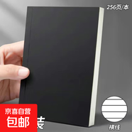 四方伙伴 奶磚空白筆記本 小紅書同款超厚學(xué)生b5橫線網(wǎng)格小本子 【A6隨身本】黑卡-橫線-100張