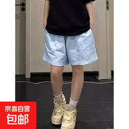 休閑運(yùn)動(dòng)褲女2024新款夏季薄款寬松顯瘦百搭闊腿五分短褲子潮ins T61海洋藍(lán)色 L