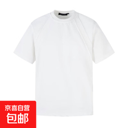 解構box短袖女夏季高級感cleanfit寬松半袖休閑百搭體恤上衣女 白色 3XL 建議160-180斤
