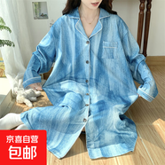 睡裙女秋冬保暖德絨加肥加大300斤胖mm睡衣超大碼寬松外穿家居服 AN德絨：23001-99 4XL 【250-300斤】