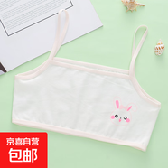 兒童女童小背心短款文胸發(fā)育期小學生吊帶卡通純棉抹胸內衣中大童 粉色 -159# S 碼-（建議40-60斤）