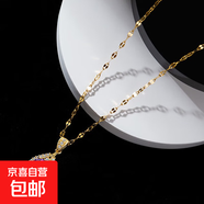 紫色鋯石水滴項鏈2024新款爆款輕奢時尚百搭網(wǎng)紅鈦鋼鎖骨鏈女愛心 紫色鋯石項鏈