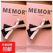 法式甜心少女蝴蝶結發(fā)夾公主頭韓系邊夾側邊夾雙馬尾頭飾 黑色2個(gè)