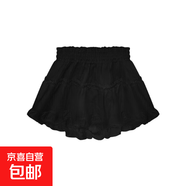 芭蕾風(fēng)蕾絲花邊蓬蓬蛋糕半身裙女2025夏季松緊腰百搭甜美A字短裙 黑色 2XL 【建議130-140斤】