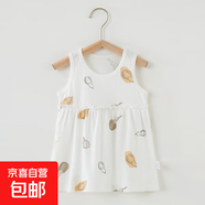 女寶寶夏季洋氣小裙子嬰幼兒背心純棉連衣裙0-1-2歲薄款公 南瓜寶貝 80 80cm