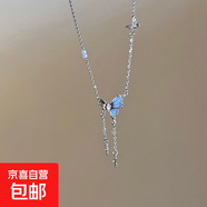 甜酸蝴蝶項鏈百搭小眾個(gè)性仙氣鎖骨鏈2024年新款脖子配飾品春夏天 夢(mèng)蝶項鏈【芒星款】