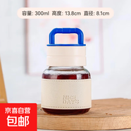 杯子玻璃杯家用加厚防燙咖啡杯學(xué)生辦公室喝水杯 儲物玻璃杯 白色 300ml1只 優(yōu)質(zhì)玻璃