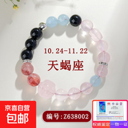 天然多寶水晶十二星座手鏈原創(chuàng  )新爆款手串女七夕禮物送女友 Z638天蝎座10.24-11.22