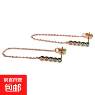 銅鑲合成立方氧化鋯簡(jiǎn)約耳環(huán)時(shí)尚百搭送禮女