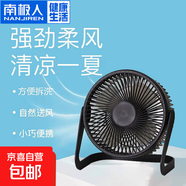 南極人電風扇家用桌面風扇USB小風扇辦公室臺扇迷你小電扇學生宿舍床頭輕音制冷 6寸兩檔調(diào)節(jié)
