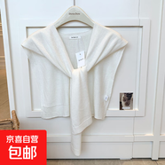 坎肩夏季薄款針織小披肩女空調房外搭氣質(zhì)假領(lǐng)搭肩圍脖配裙子保暖 白色
