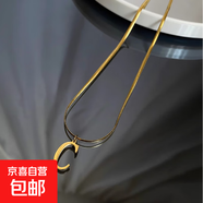 鈦鋼26字母不掉色項鏈女韓版氣質(zhì)簡(jiǎn)約創(chuàng  )意ins小眾網(wǎng)紅鎖骨鏈 C 字母項鏈