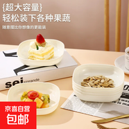 可愛(ài)吐骨碟家用餐桌垃圾渣盤(pán)果盤(pán)輕奢高檔吐骨碟小熊吐骨碟小盤(pán)子 熊貓款丨干果盤(pán) 米色加厚【8個(gè)裝】