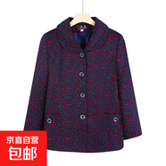 中老年女新款春裝60-70-80歲奶奶雙層上衣老人衣服女?huà)寢尨呵锿馓?12號色 3XL (建議120-135斤)