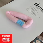奶油色系蓬蓬海綿發(fā)夾可愛大號劉海夾BB夾化妝夾發(fā)卡邊夾少女發(fā)飾 粉紅色